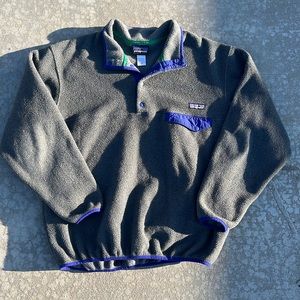 Vintage Patagonia synchilla 1/4 button fleece